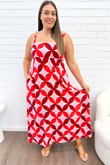 Pink Red Print: nat