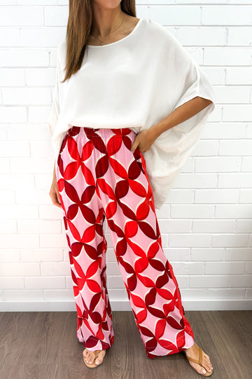 Pink Red Print: kym