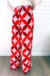 Pink Red Print