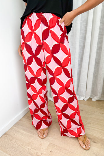 Pink Red Print: kym
