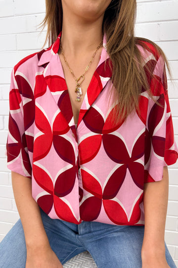Pink Red Print: eve
