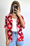 Pink Red Print