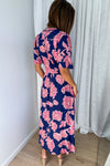 Navy Pink Floral