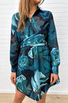 Teal Print