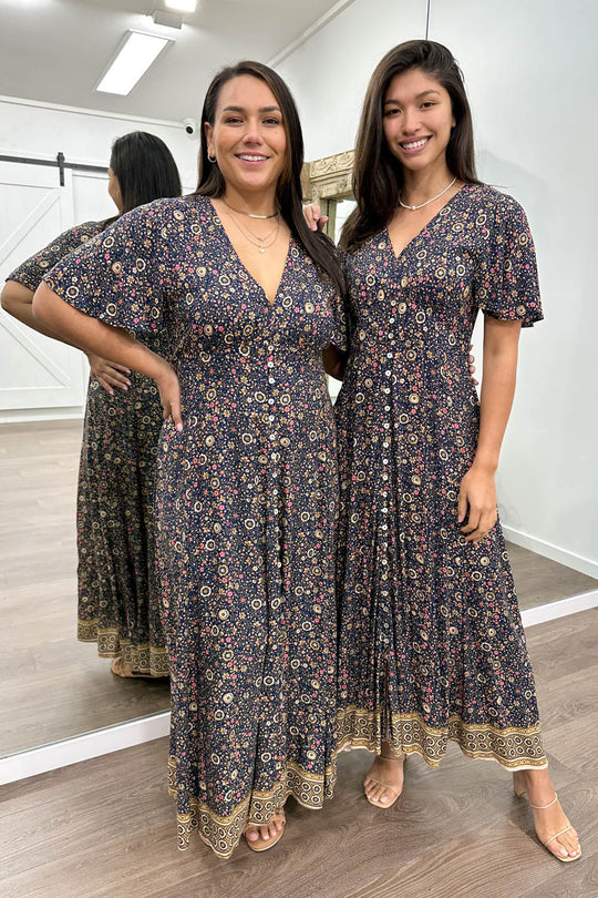 Navy Floral