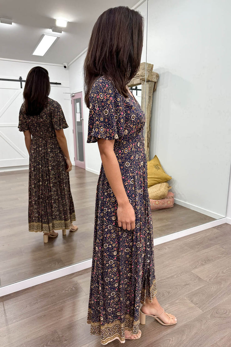 Navy Floral