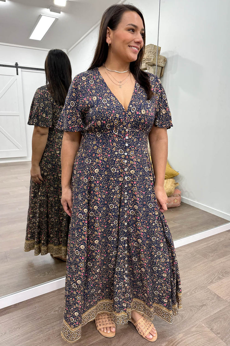 Navy Floral