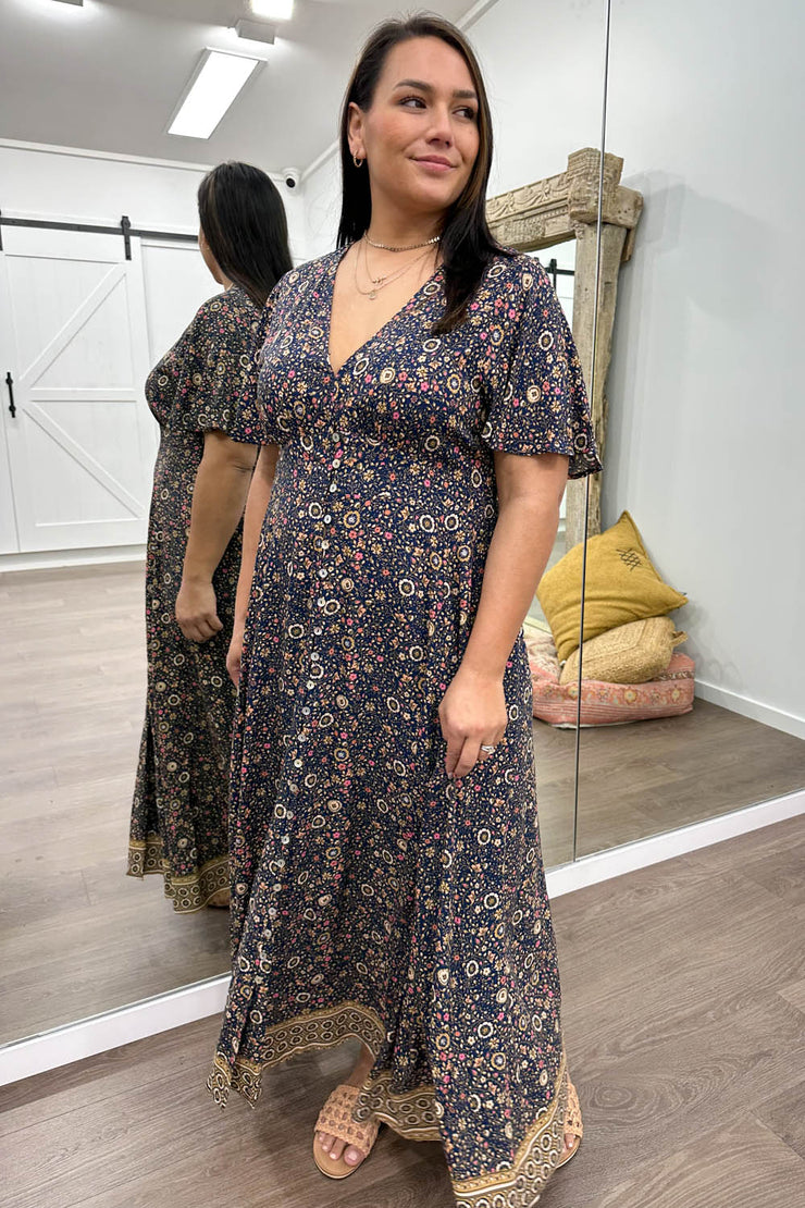 Navy Floral