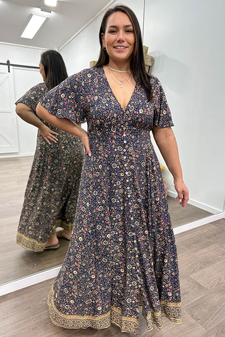 Navy Floral