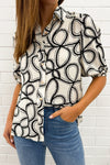 White Black Swirl