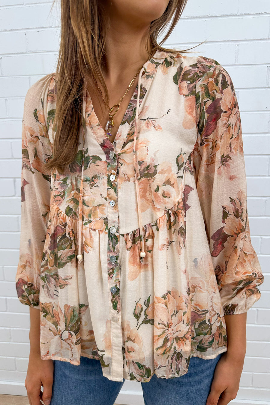 Peach Floral