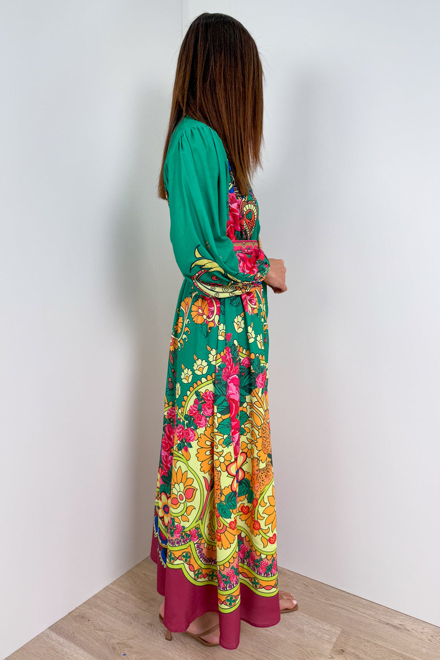 Teal Floral