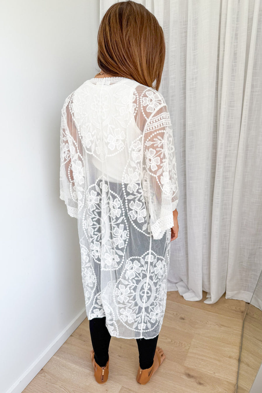 Saraya Duster - White
