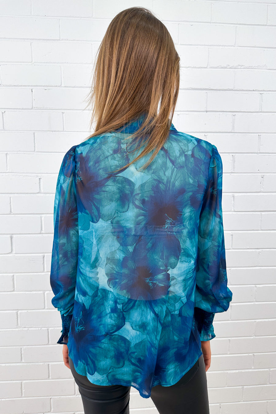Teal Floral