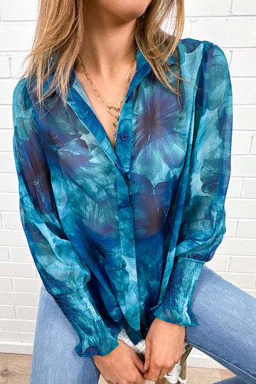 Teal Floral: eve