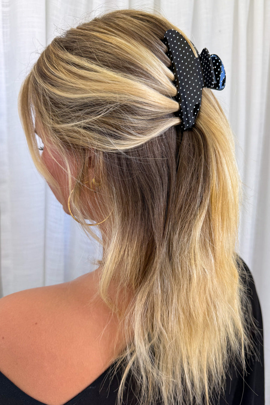 Black Polka Dot