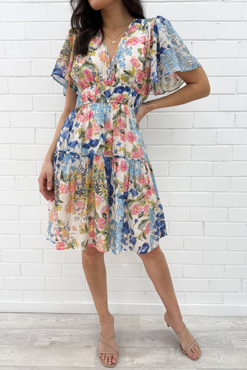 Blue Pink Floral: kate