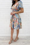 Blue Pink Floral