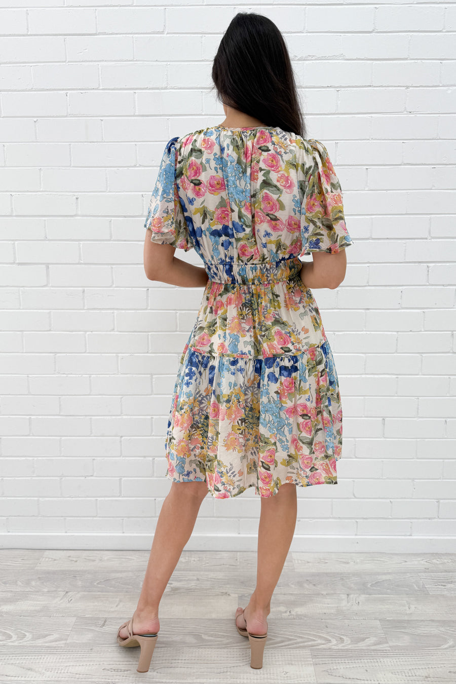 Blue Pink Floral