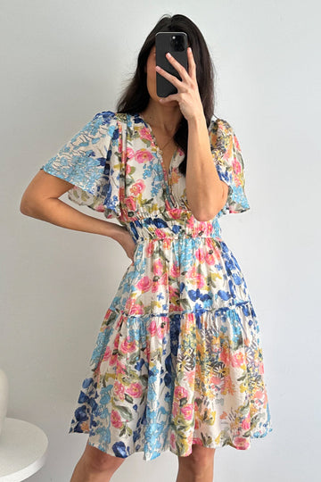 Blue Pink Floral: kate