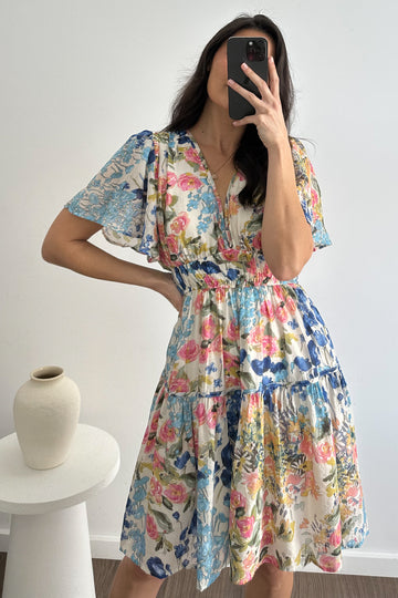 Blue Pink Floral: kate