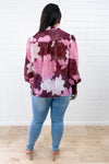 Cranberry Sketch Floral