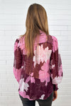 Cranberry Sketch Floral