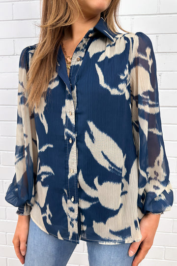 Blue Cream Floral: eve