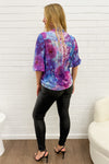 Purple Blue Floral