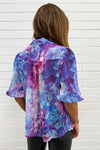 Purple Blue Floral