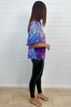 Purple Blue Floral