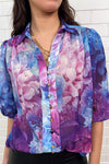 Purple Blue Floral