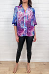 Purple Blue Floral