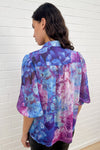 Purple Blue Floral
