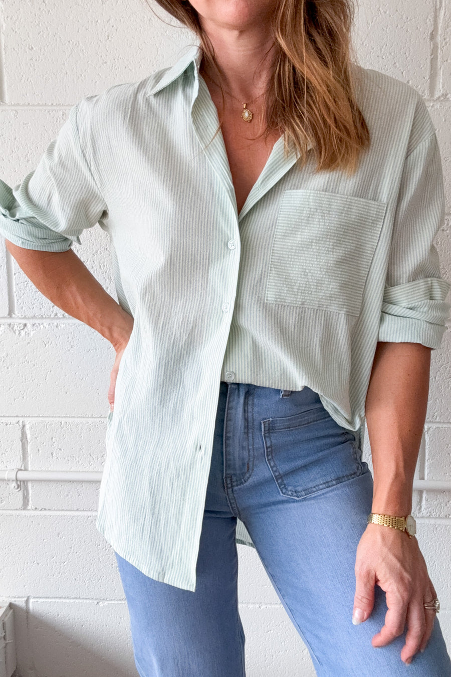 Mint Stripe