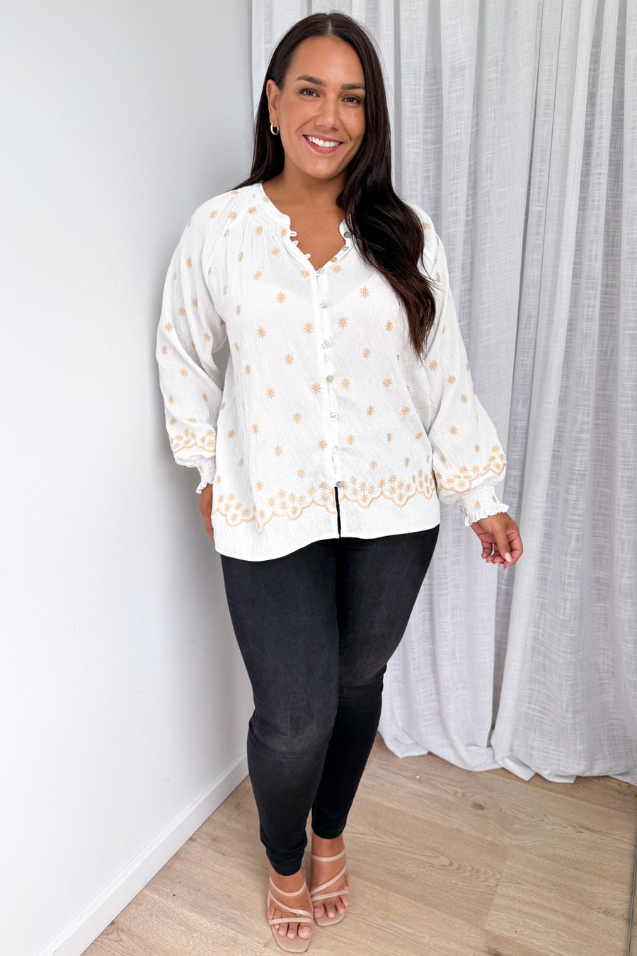 White Tan Boho