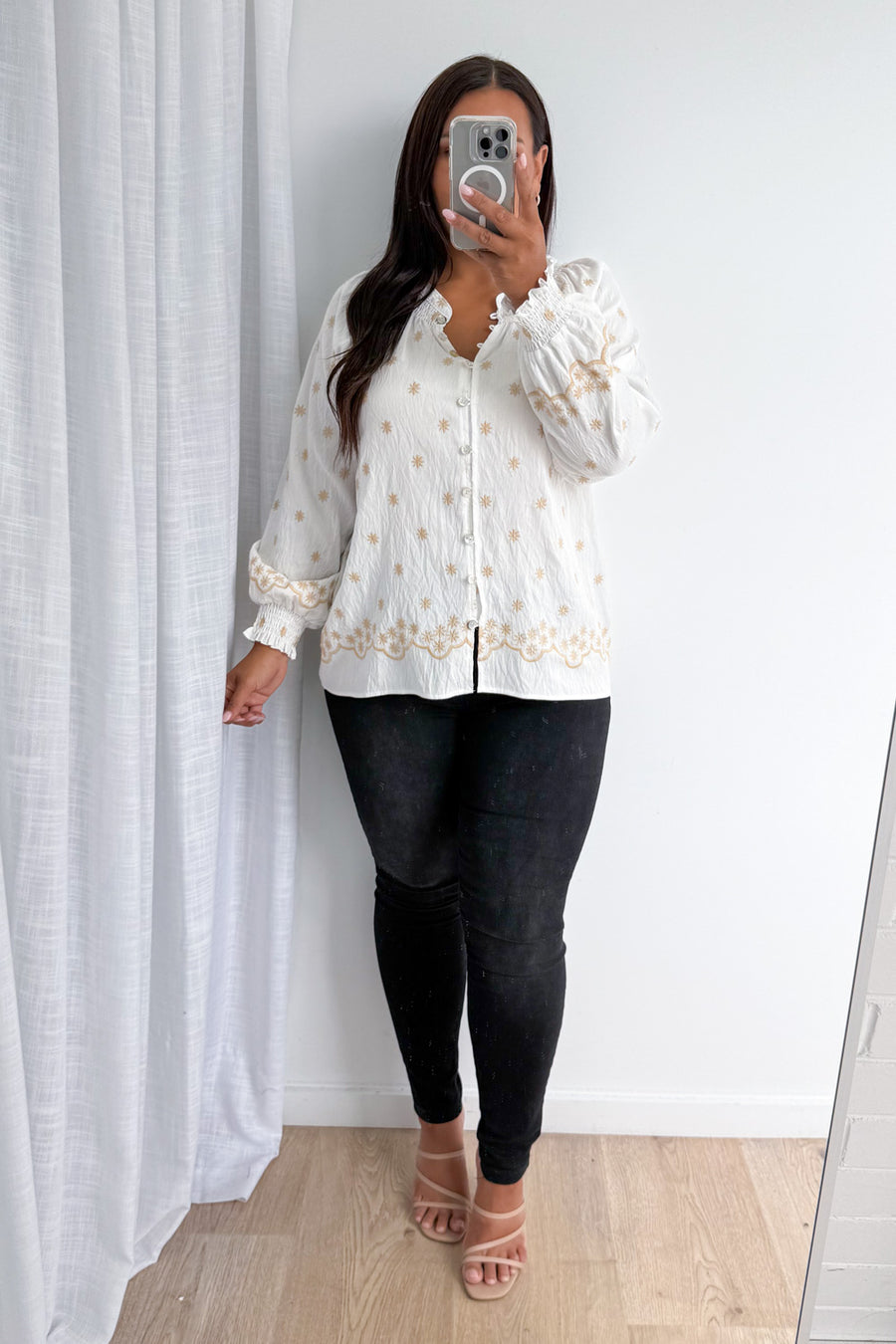 White Tan Boho