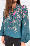 Teal Floral