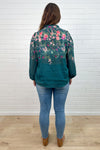 Teal Floral