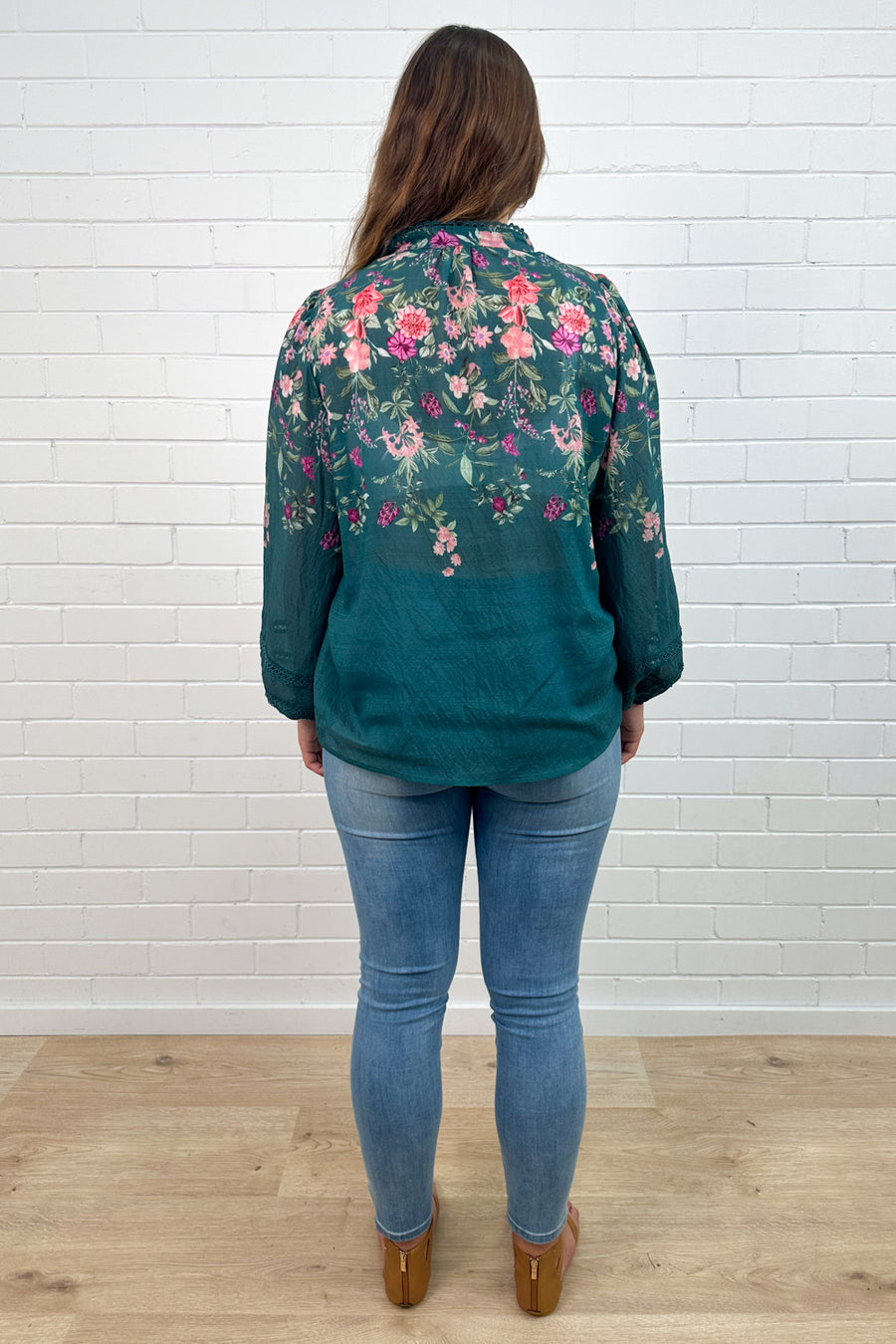 Teal Floral