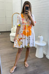 Orange Floral