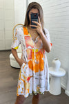 Orange Floral