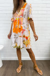 Orange Floral