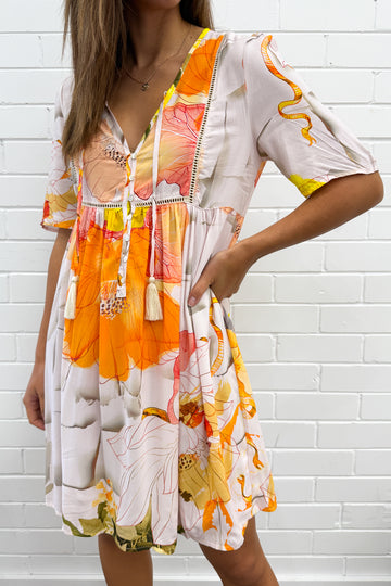 Orange Floral: kym