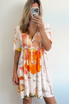 Orange Floral