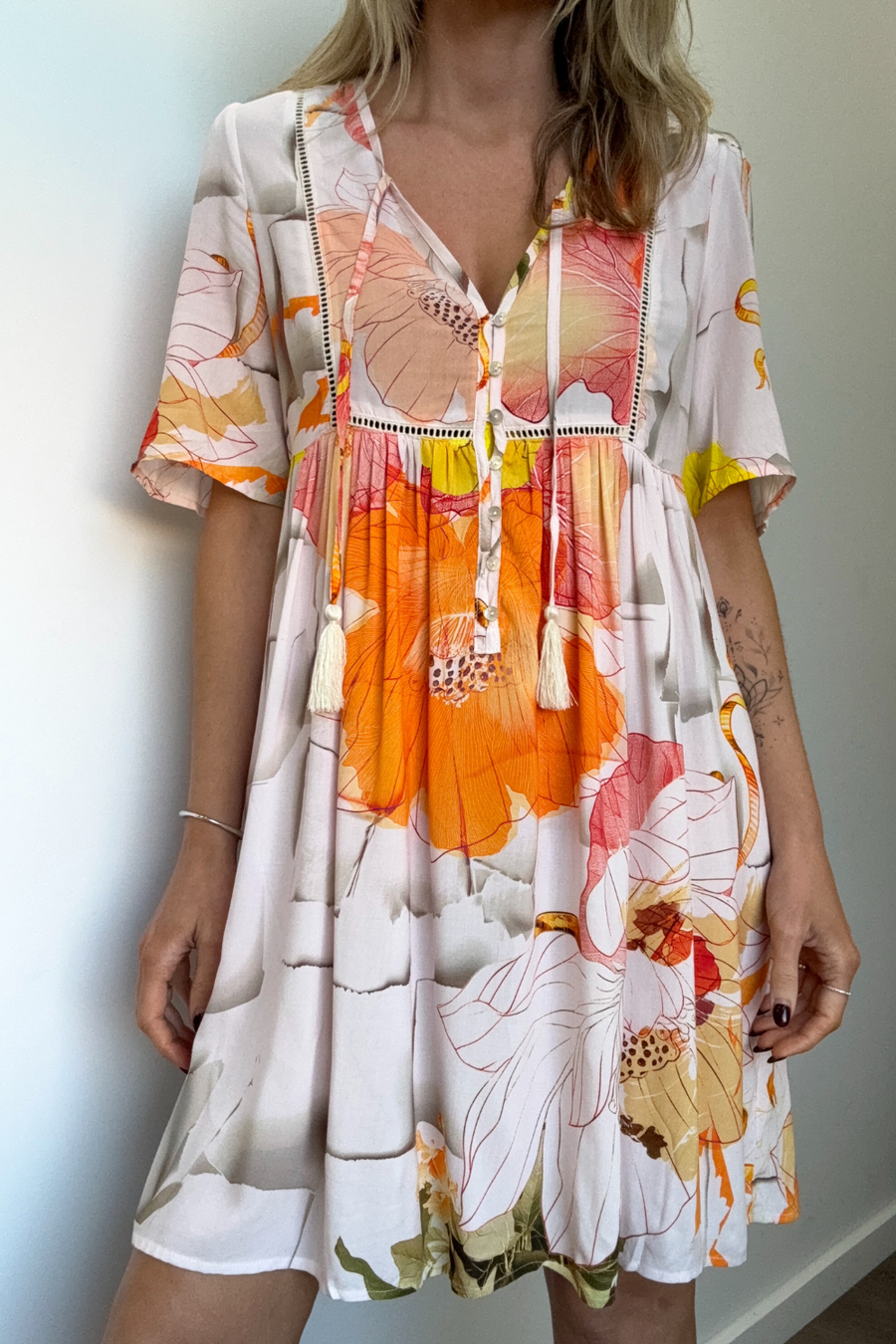 Orange Floral