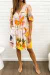 Orange Floral