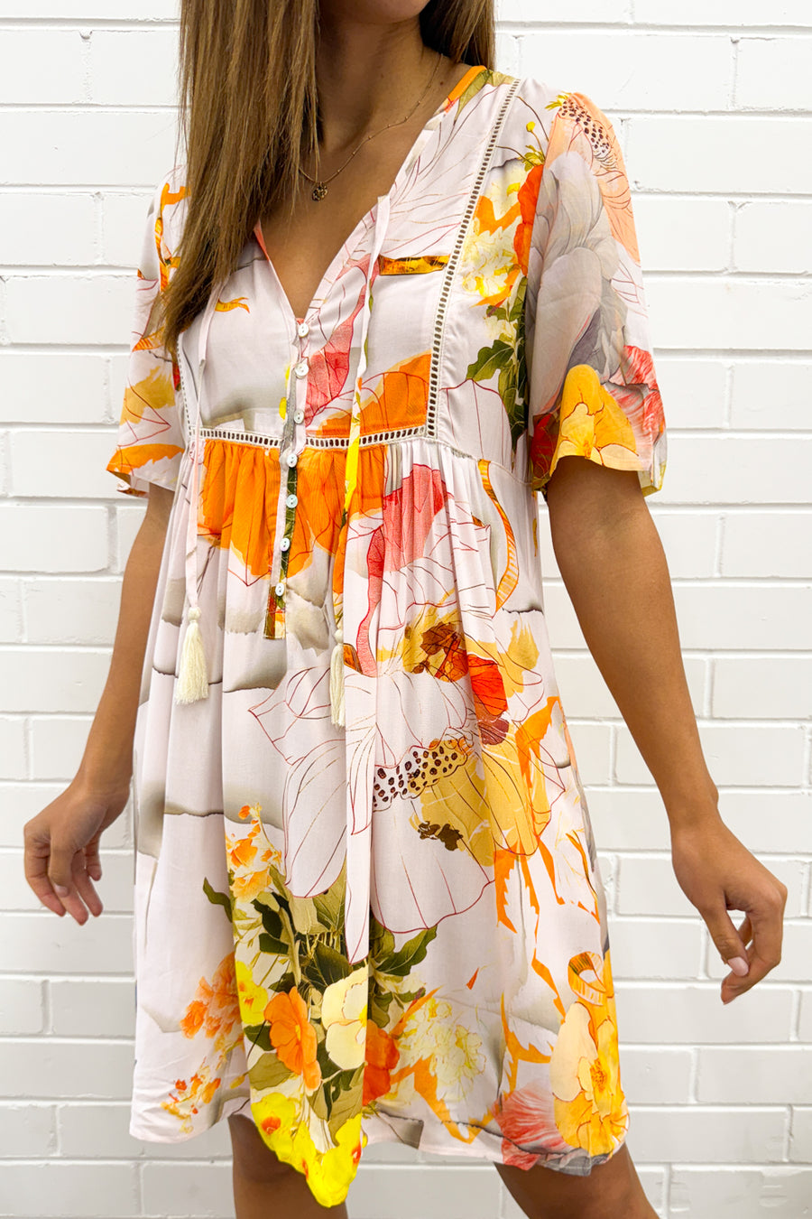 Orange Floral