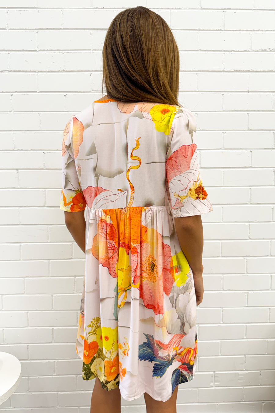 Orange Floral