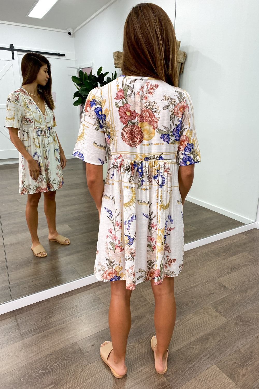 Sunday Print Dress Vine Apparel